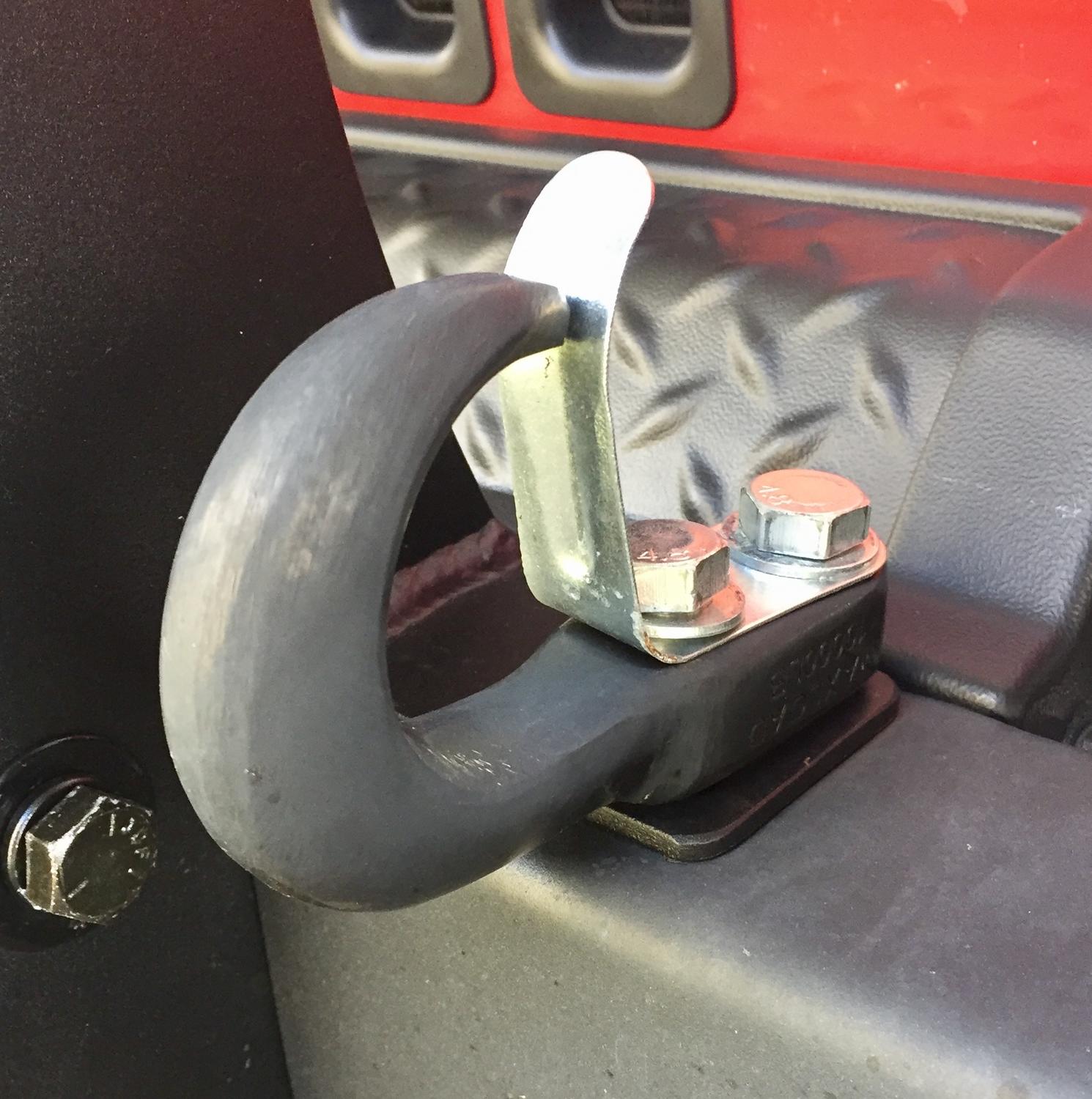 Rampage Products 7605 Tow Hook with Clip in Black for 7606 Jeep CJ